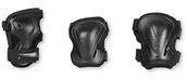 Ochraniacze - Rollerblade EVO GEAR JUNIOR 3 PACK Black - miniaturka - grafika 1