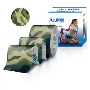 ACUTOP DESIGN TAPE Z SUPERMODNYM WZOREM GREEN CAMO - Akcesoria do rehabilitacji - miniaturka - grafika 1