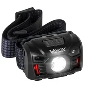 Latarki - Vayox Latarka czołowa akumulatorowa z czujnikiem ruchu VA0020 - miniaturka - grafika 1