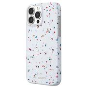 Etui i futerały do telefonów - Uniq etui Coehl Terrazzo iPhone 13 Pro / 13 6,1" biały/natural white Uni000546 - miniaturka - grafika 1