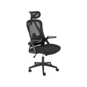 Fotele i krzesła biurowe - Fotel Obrotowy Gabinetowy Negro Halmar - miniaturka - grafika 1