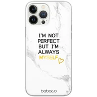 Etui i futerały do telefonów - Etui do Apple IPHONE 11 PRO MAX Positive vibes 005 Babaco Nadruk pełny Biały - miniaturka - grafika 1