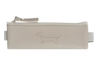 Piórniki - Mfp Saszetka mini z gumką na zeszyt Sharky szara - miniaturka - grafika 1