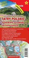 Atlasy i mapy - GAUSS Tatry Polskie. Schematy szlaków turystycznych wyd. laminowane wyd. 3 praca zbiorowa - miniaturka - grafika 1