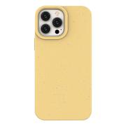 Etui i futerały do telefonów - Eco Case etui do iPhone 13 silikonowy pokrowiec obudowa do telefonu żółty - miniaturka - grafika 1