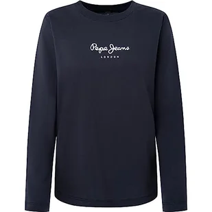 Pepe Jeans Koszulka damska Wendys Ls, czarny (czarny), L - Koszulki i topy damskie - miniaturka - grafika 1