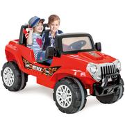 Pojazdy elektryczne dla dzieci - Woopie Dwuosobowy Samochód Na Akumulator ATTACK JEEP 12V WOOPIE 29023 - miniaturka - grafika 1