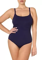 Stroje kąpielowe - goldenpoint Damski jednoczęściowy kostium kąpielowy Shaping Detail Plissè, fioletowy, 85B - miniaturka - grafika 1