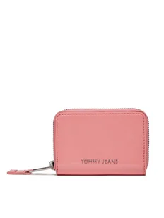 Tommy Jeans Mały Portfel Damski Tjw Ess Must Small Za Patent AW0AW15935 Różowy - Portfele - miniaturka - grafika 1
