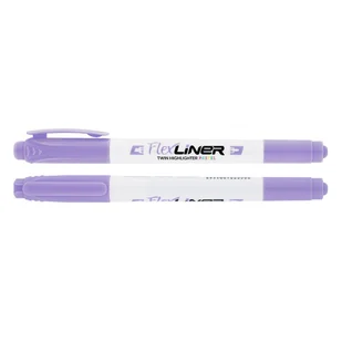 Zakreślacz Dwustronny Pastelowy          Fioletowy Flexliner, Flexoffice - Zakreślacze - miniaturka - grafika 1