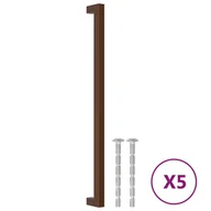 Meble modułowe i akcesoria - Uchwyty do szafek, 5 szt., brąz, 320 mm, stal nier - miniaturka - grafika 1