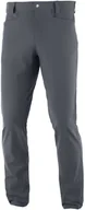 Spodnie sportowe damskie - Salomon Spodnie Wayfarer Tapered Ebony 2021 C15458 - miniaturka - grafika 1