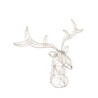 Oświetlenie świąteczne - Renifer LED 40 x 20 cm 2xAA srebrny/złoty - miniaturka - grafika 1