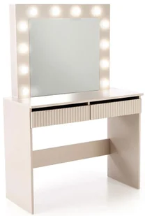 Kaszmirowa podświetlana toaletka z szufladami A5-L34 - Toaletki Kaszmirowa podświetlana toaletka z szufladami A5-L34 - Toaletki - miniaturka - grafika 1