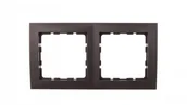 Klawisze i ramki - B.Kwadrat Ramka podwójna antracyt mat 5310128996 - miniaturka - grafika 1