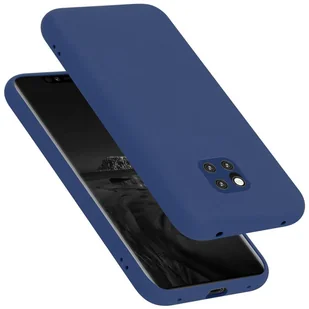 Pokrowiec Do Huawei MATE 20 PRO Etui w LIQUID NIEBIESKI TPU Silikon Case Cover Obudowa Ochronny Cadorabo - Etui i futerały do telefonów - miniaturka - grafika 1