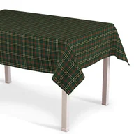 Obrusy i serwetki - Dekoria Obrus prostokątny zielono czerwona kratka 130 × 130 cm Bristol - miniaturka - grafika 1