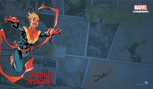 Fantasy Flight Games Marvel Champions: The Game Mat - Captain Marvel - Akcesoria do gier planszowych - miniaturka - grafika 1