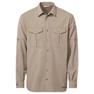Odzież trekkingowa damska - Koszula turystyczna Vaude Rosemoor LS Shirt II - linen uni - miniaturka - grafika 1