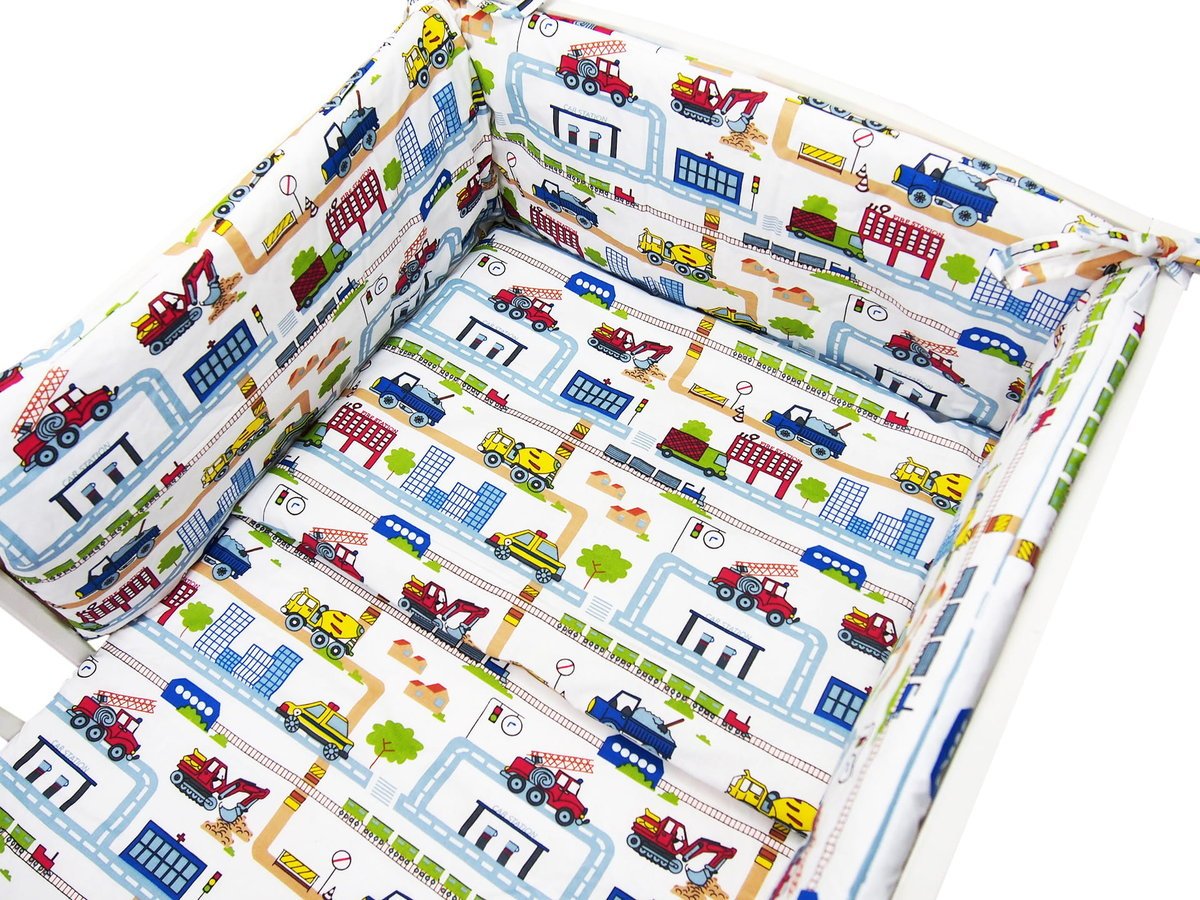 POŚCIEL 120x90 OCHRANIACZ 3el DO ŁÓŻECZKA DLA DZIECI Kerstin