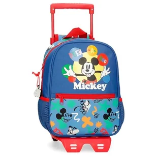 Joumma Disney Mickey Peek a Boo Plecak przedszkolny z wózkiem Niebieski 23x28x10 cm Poliester 6,44L, Niebieski, Plecak przedszkolny z wózkiem - Plecaki szkolne i tornistry - miniaturka - grafika 1