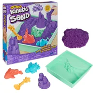 Zabawki kreatywne - Kinetic Sand - Piasek z foremkami fioletowy - zabawka - miniaturka - grafika 1