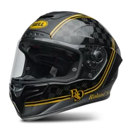 Kaski motocyklowe - Kask Integralny Bell Ps Racestar Rsd Plyr Matowy Matowy Czarny/ZłotyS - miniaturka - grafika 1