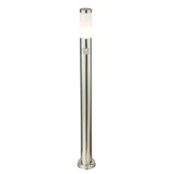 Lampy ogrodowe - Globo Boston 3159S lampa oprawa stojąca zewnętrzna ogrodowa 1x60W E27 z czujnikiem ruchu IP44 chrom - miniaturka - grafika 1