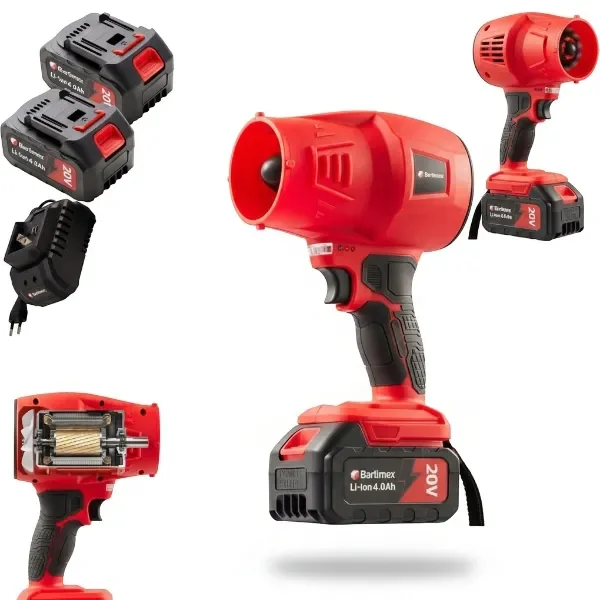 Dmuchawa akumulatorowa ręczna ogrodowa 2x20V turbo wysokowydajna