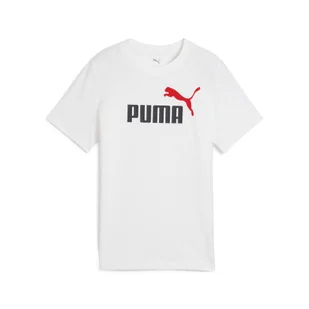 Młodzieżowa koszulka Essentials Colour z logo No.1 PUMA White - Odzież sportowa dziecięca - miniaturka - grafika 1