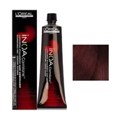 Farby do włosów i szampony koloryzujące - Loreal Inoa CARMILANE, farba do włosów w kremie bez amoniaku, czerwienie, 5.6 Carmilane, 60g - miniaturka - grafika 1