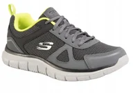 Buty sportowe męskie - Skechers Buty Męskie Sportowe Track Bucolo szare lekkie 45 Eu - miniaturka - grafika 1