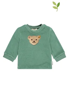 Steiff Bluza w kolorze zielonym - Bluzy i sweterki niemowlęce - miniaturka - grafika 1