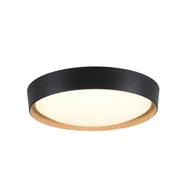 Lampy sufitowe - Paul Neuhaus Wiejska lampa sufitowa czarna z diodą LED z 3-stopniowym ściemnianiem - Jure - miniaturka - grafika 1