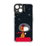 Etui i futerały do telefonów - case&me Peanuts iPhone 13 etui na telefon iPhone Snoopy, ochrona aparatu, klawisze zabezpieczone, niebieskie - miniaturka - grafika 1