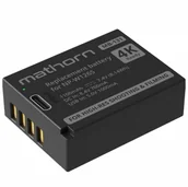 Akumulatory do aparatów dedykowane - Mathorn MB-131 1100mAh USB-C do NP-W126S - miniaturka - grafika 1