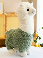 Maskotki i pluszaki - UROCZA DUŻA ALPAKA PUSZYSTA MASKOTKA MIŚ PODUSZKA LAMA PLUSZAK DZIECI M45cm - miniaturka - grafika 1