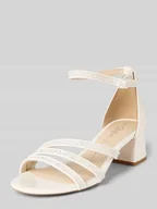 Sandały damskie - Sandały z cekinowym obszyciem model ‘LUCY GLAM’ - miniaturka - grafika 1