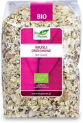 Płatki śniadaniowe i musli - Bio Planet SERIA RÓŻOWA (płatki, otręby, musli) MUSLI ORZECHOWE BIO 600 g - BI - miniaturka - grafika 1