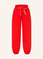 Spodenki damskie - Goldbergh Szorty Dresowe Lounger orange - miniaturka - grafika 1