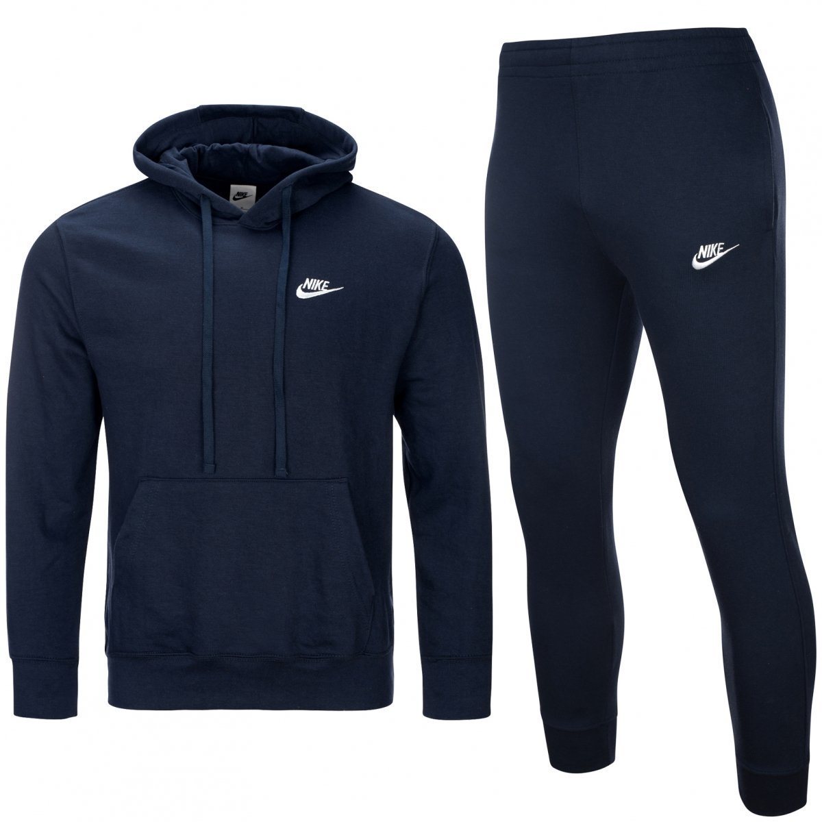 Nike granatowy komplet dresowy męski spodnie bluza CZ7857-410 S