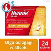 Bayer Rennie Fruit 24 szt.