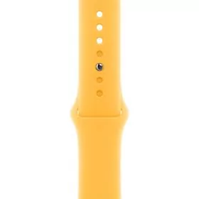 Pasek wymienny Apple 45mm paprskově žlutý sportovní - M/L (MWMX3ZM/A) - Akcesoria do smartwatchy - miniaturka - grafika 1