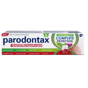 PARODONTAX Complete Protection Herbal Pasta Do Zębów 75ml - Pasty do zębów - miniaturka - grafika 1