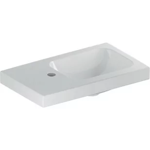 Geberit 501.833.00.1 iCon Light kompaktowa z powierzchnią odkładczą 53 cm z otworem z lewej bez przelewu z półką z lewej - Umywalki - miniaturka - grafika 2