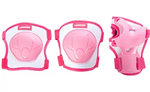 Ochraniacze na rolki Croxer Neve Pink Xs - Zestaw - Ochraniacze - miniaturka - grafika 1