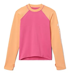 Columbia Unisex Bluzka z długim rękawem chroniąca przed słońcem Dziecięca, Sandy Shores - Bluzki damskie - miniaturka - grafika 1