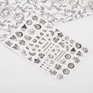 Ozdoby do paznokci - Allepaznokcie Naklejki do paznokci samoprzylepne YZW-S030 - miniaturka - grafika 1