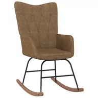 Fotele - vidaXL Fotel bujany, kolor taupe, tapicerowany tkaniną - miniaturka - grafika 1