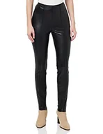 Legginsy - ONLY Damskie legginsy ONLPIPS ze sztucznej skóry OTW, czarne, S (2 sztuki) - miniaturka - grafika 1